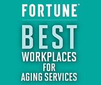 #2 National Ranking for Best Workplace in Aging Services from Fortune