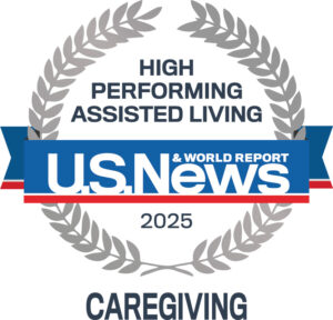 US News 2025 High Performing Assisted Living in Caregiving